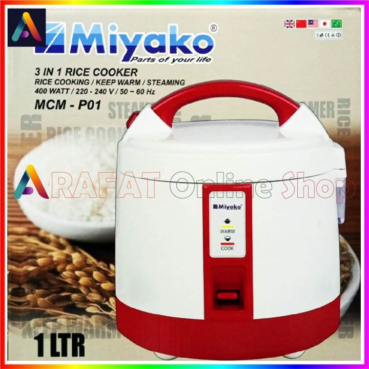 Miyako Electric Mini Rice Cooker 1 Ltr | MCM-P01 | Rice Cooker