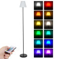 GC Solar Floor Lamp, Solar Powered IP65 Waterproof Cordless Floor Lamp With Remote Control, RGB Dimmable USB Rechargeable LED Lights For Indoor Outdoor Lawn Garden. 