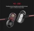 KZ ZSE Dual Driver Noise Isolating Bass in-Ear HiFi Earphone Wired Stereo Headphones for Sleep/Sport/Workout/Travel/Running - Earphone. 