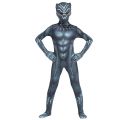 Boys Black Panther Tights Superhero Tights Movie Character Cosplay Justice Hero Mask Set Halloween Dress Up Kids Fantasy Costume. 