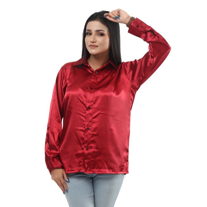 Fashionable%20Ladies%20Satin%20Shirt%20for%20women%20and%20girls%20-%20Image%202