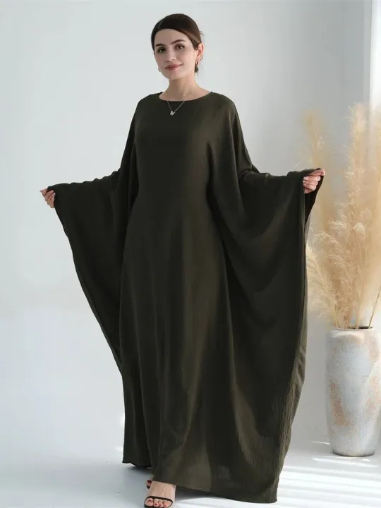 Ramadan%20Eid%20Crepe%20Batwing%20Butterfly%20Modest%20Abaya%20Dubai%20Luxury%202024%20Muslim%20Jersey%20Hijabs%20Kaftan%20Dress%20For%20Women%20Kebaya%20Vestidos%20-%20Image%202