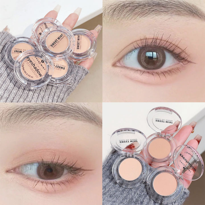 3%20Colors%20Matte%20Nude%20Eyeshadow%20Cream/%20Waterproof%20Silky%20Smooth%20Eye%20Shadow%20Primer%20Pigment/%20Apricot%20Eye%20Makeup%20Long%20Lasting%20Monochrome%20Lying%20Silkworm%20-%20Image%202
