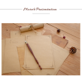 Vintage Kraft Paper Writing Paper for Letter Writing Letter Paper Stationery 4 12Piece. 