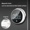 Magnetic Kitchen Timer LED Digital Timer Manual Countdown Timer Alarm Clock Cooking Shower Study Fitness Stopwatch Time Master. 