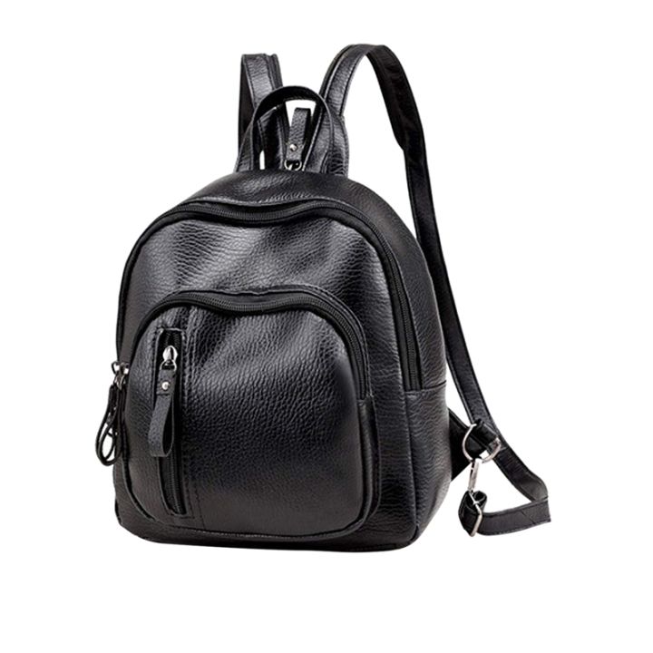 Mini Backpack, Classic Leather Travel Daypack Shoulder Bag for Women Girls