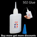 1pc 502 Super Glue Instant Quick Dry Cyanoacrylate Strong Adhesive Quick Bond Leather Rubber Metal Office Supplies Fast Glue MuXiaRe. 