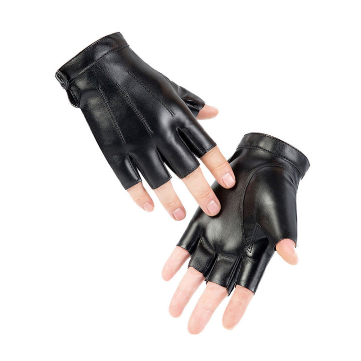 %E3%80%90New%20and%20Improved%E3%80%91%20Fingerless%20Men%20Gloves%20Motor%20Gloves%20Male%20Mittens%20Black%20Half%20Finger%20Outdoor%20Tactical%20Mens%20Leather%20Driving%20Gloves-MINETTE%20-%20Image%202