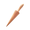 Ice Cream Waffle Cone Roller, Strong and Smooth Cone Roller, Wooden Pizzelle Cone, Handle Waffle Cone Shaped Tool.