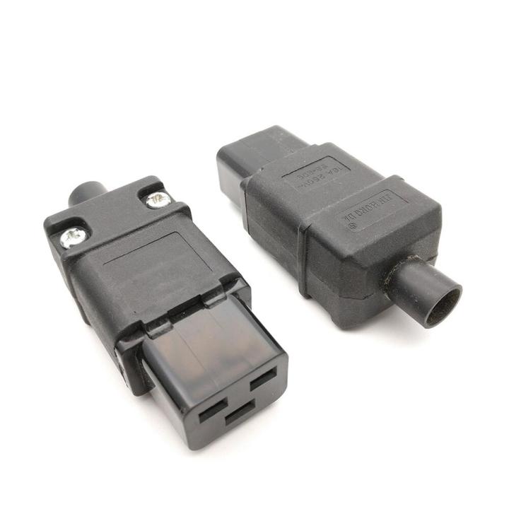 Rewirable PDU UPS 16A 250VAC IEC 320 C 19 plug, IEC C19 DIY plug, IEC 320 C19 connector IEC C19 female Plug 16A Connector