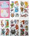 Premium Quality Tattoo Sticker For Men Women Children - Waterproof 3D Temporary Tattoo Sticker Book Flower Animal Dragon Unique Designs - Cute DIY Gift. 