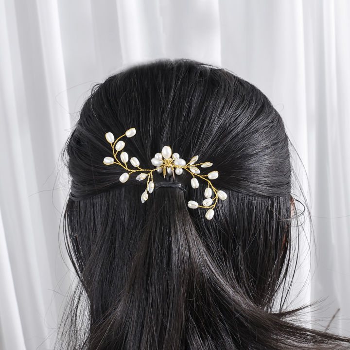 1/2Pcs%20Simulate%20Pearl%20Hairpins%20Hairstyles%20Wedding%20Bridal%20Hair%20Pins%20Hair%20Jewelry%20Accessories%20Hair%20Clips%20for%20Women%20-%20Image%202