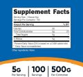 Nutricost D-Ribose Powder 500 Grams - 5000mg Per Serving, Non-GMO (500 Grams). 