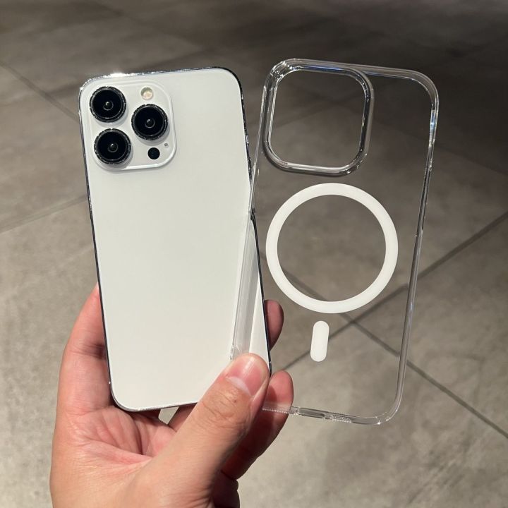 Anty Yellow Apple iPhone Transparent Magsafe Supported Premium Non Yellowing Hard Mobile Cover Casing (Apple iPhone 17 Pro Max 16 Pro Max 15 Pro Max 15 Plus 14 Pro Max 14 Plus 13 Pro Max 12 Pro Max 11 Pro Max iPhone 11)-E_Store