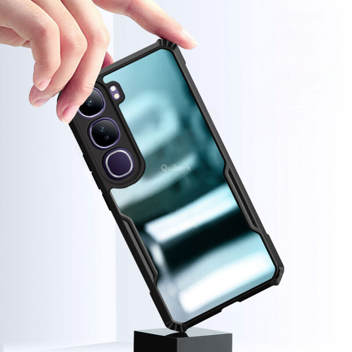 Quiberk%20for%20Vivo%20V40%20Lite%204G%205G%20Case%20Edge-Reinforced%20Shockproof%20Hard%20Transparent%20Phone%20Cover%20-%20Image%206
