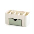 Nordic Desktop Drawer Cosmetic Storage Box Makeup Brush Organizer Box Jewelry Lipstick Mask Compartment Cosmetic Storage Case. 