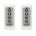 433MHZ Wireless RF Remote Control White 4-Button Remote Control EV1527 Learning Code Wireless Remote Control. 