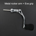 Spinning Reel Handle Metal Fishing Spinning Reel Crank Handle Rotatable Grip.