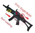 Toy play shutting play kids play Toy gun. 