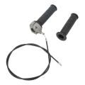 Twist Throttle Cable Handle, Throttle Accelerator Handle Grip Anti Skid for Mini Bike. 