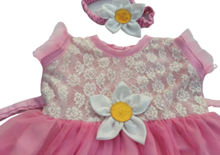 New%20Baby%20Girls%20Fashionable%20Premium%20Quality%20Beautiful%20Party%20Dress%20With%20HAIR%20BAND%20One%20Piece%20Baby%20Dress%20for%201-7%20-%20Image%203