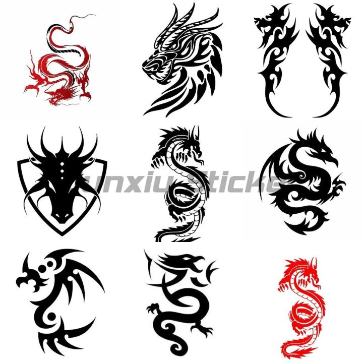 Dragon Decals kayak Sticker Vinyl Decal Sticker Car Motorcycle Car Styling Refrigerator Laptop Car Rear Windshield Car Sticker