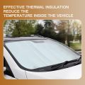 Foldable Car Front Windshield Sun Shade UV Ray Reflector Auto Front Window Sun Shade Visor UV Protection Universal Car Window Sunshades.