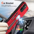 For Apple iPhone 13 Pro Max Case Hard With Stand Magnetic Shockproof Protective Back Cover Case. 