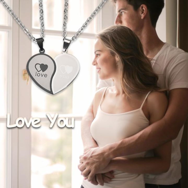 Couples%20Peach%20Heart%20Shape%20Necklaces%20Splicing%20Stainless%20Steel%20Engraved%20Love%20Pendants%20Necklace%20for%20Women%20Girls%20Valentine's%20Day%20Jewelry%20Gift%20Qoddess%20-%20Image%204