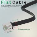Patchtek CAT7 Flat Ethernet Cable RJ45 Short Boot SSTP 10Gbps 600Mhz Lan Cable Network 0.1-1.5m rj45 CABLE for Ps5 Iptv. 