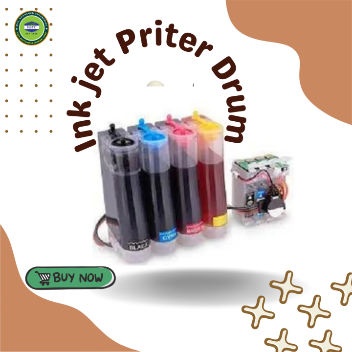 Ink Fly Ink Tank Ciss for Inkjet Printer drum Ciss Color Fly MS. KHORSHED ...