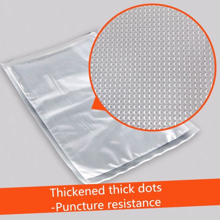 100pcs Kitchen Food Vacuum Sealer Bag Food Saver Storage Vacuum Packaging Bags Kitchen Accessories BPA-Free 25*35CM