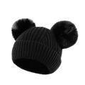 Simple Hat Mittens High Elasticity Solid Color Baby Girls Boys Kids Beanie Cap Gloves Kit Soft Hat Glove Set for Outdoor.