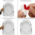 4Pcs/lot Antislip Toilet Cover Gasket Bumper Self-adhesive Seat Cushioning Pads Provides A Great Buffering Protective 5*2*1.7 Cm.