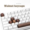 【beauty code store】（NEW）Walunt Wood Keycap OEM Profile For Mx Mechanical Keyboard R4 R3 R2 R1 WASD Arrow Keys Space Bar Shift Enter Keys. 