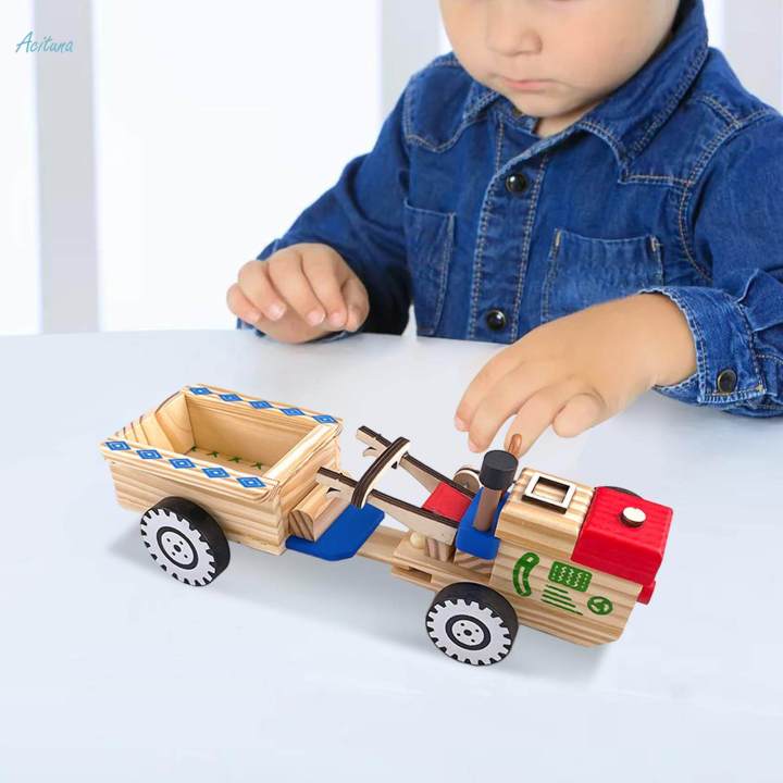 Wooden%20Tractor%20Toy%20DIY%20Assembly%20Desktop%20Decoration%20Detachable%20Gifts%20Sturdy%20Puzzle%20Toy%20Multiuse%20for%20-%20Image%207