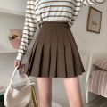 Kawaii Korean Plaid Skirts High Waist Pleated Skirt Short Micro Skirt Black Mini Skirts Womens Pink White Tennis Skirts Cute Y2K. 