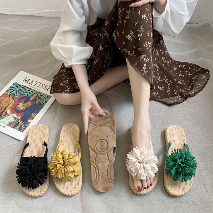 Flower%20Flip-Flops%20Women's%20Outdoor%20Seaside%20Flip%20Flops2022New%20Summer%20Fashion%20Trending%20All-Matching%20Flat%20Beach%20Shoes%20-%20Image%209