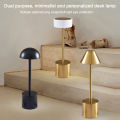 Led Touch Table Lamp Usb Rechargeable Touch 3 Colors Stepless Dimming Eye Protection Night Light.