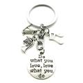 New Piano Teacher Keychain, Music Keychain, Pianist Gift, Notes, Guitar Accessories, Handmade Jewelry, Whatever You Want.
