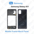 Samsung Galaxy A31 Middle Bezel Housing Frame and Back Panel Without Front LCD Frame Panel. 