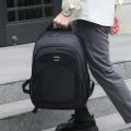 Large capacity casual travel backpack men's college student school bag simple computer business fashion bag. 