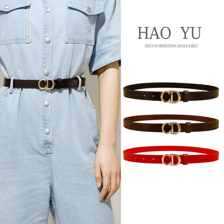 Belt women's CD simple Korean belt with jeans, suit and waistline GM225