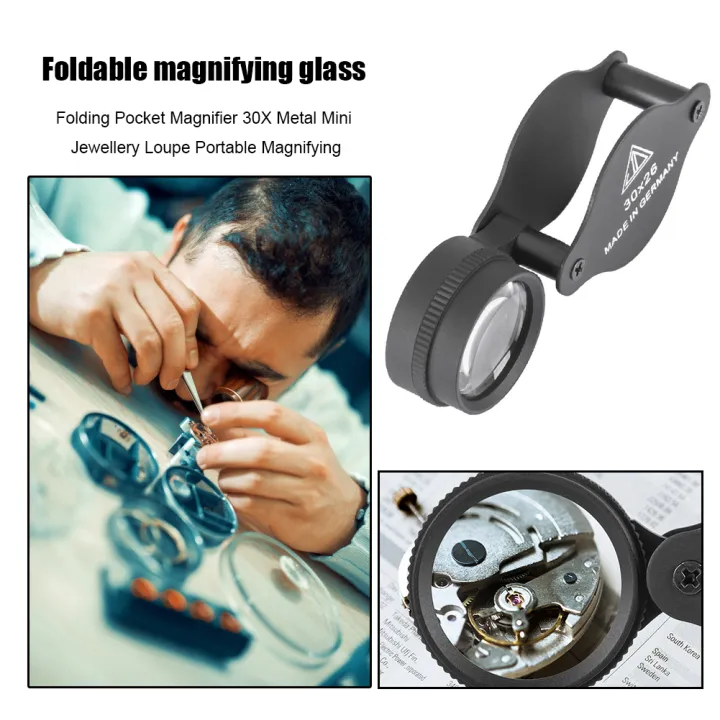 Portable%20Handheld%20Folding%20Pocket%20Magnifier%2030X%20Metal%20Mini%20Loupe%20Jewellery%20Identification%20Loupe%20Magnifying%20Glass%20for%20Reading%20Gift%20-%20Image%202