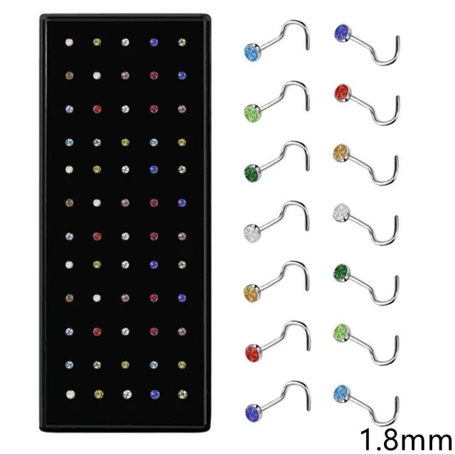 40/60pcs%20Stainless%20Steel%20Crystal%20Nose%20Ring%20Set%20Women%20Surgical%20Steel%20Nose%20Piercing%20Set%20ear%20bone%20needle%20Studs%20Body%20Jewelry%20-%20Image%207
