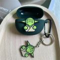 Diy Cartoon Silicone Earphone Case for Realme Buds T100 / T300 Headphone Dustproof Protector Sleeve Charging Box with Keychain. 