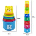 Kid Brain Response Battle Fold Cup Hand Speed Competition Fold Cup Child Stack Game Early Education Puzzle Train Board Games Toy. 
