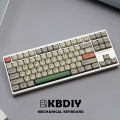KBDiy KOA Profile Keycap GMK Style Retro 9009 Theme PBT Keycaps For Mechanical Keyboard Gaming KIT Korean 139 Keys ISO Key Cap. 