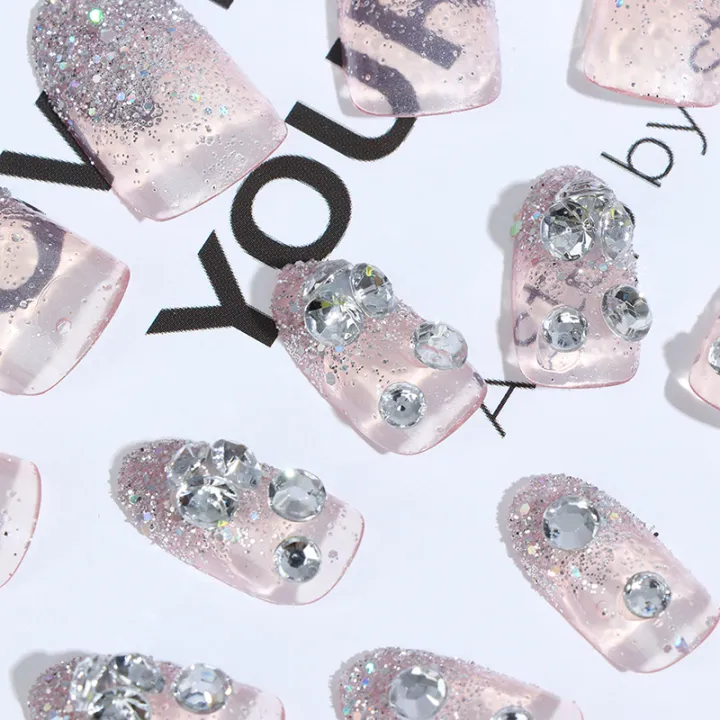 24Pcs/Box%20Women%20Black%20White%20Gold%20Fake%20Nails%20Naked%20fan%20Print%20Full%20Cover%20False-MOILY%20-%20Image%209