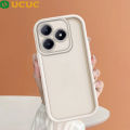 UCUC for Realme C63 Back Cover Solid Color Ladder Camera Soft Rubber Protection Phone Case.